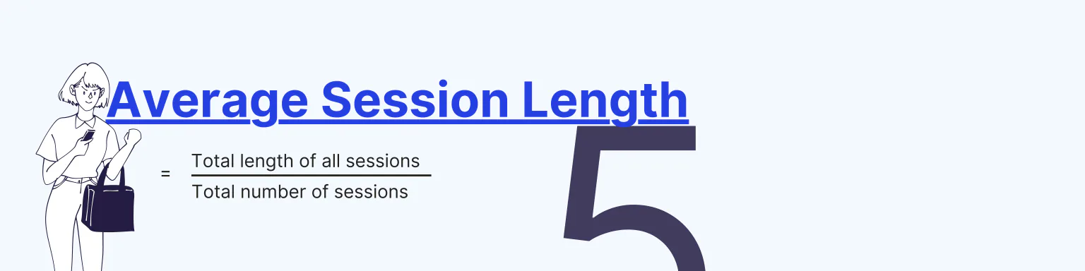 Average session length formula
