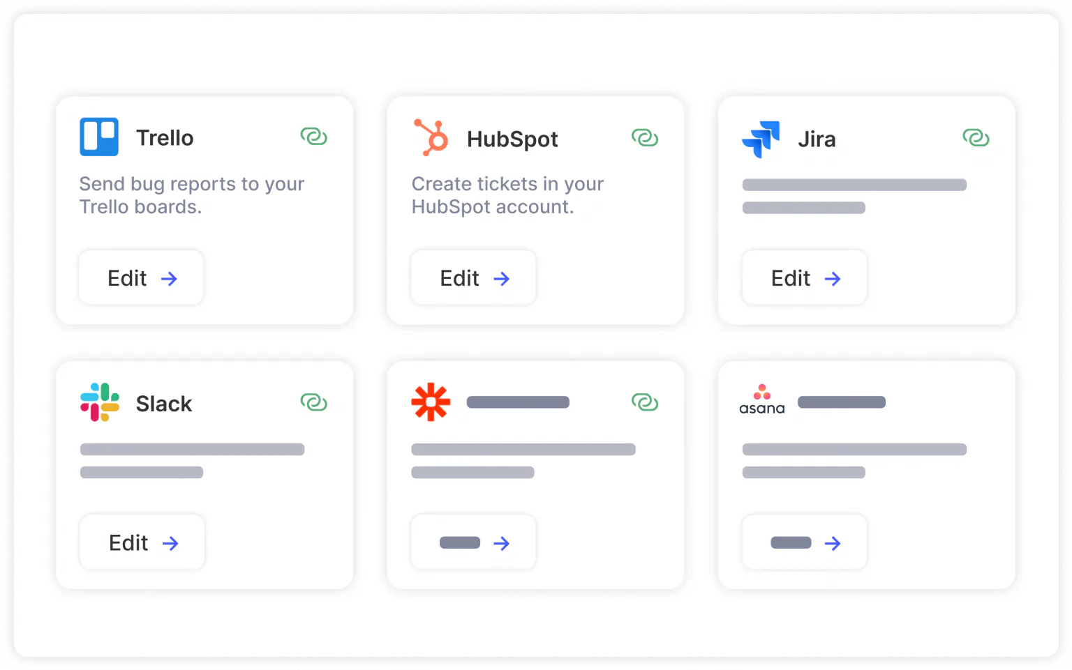 Gleap integrations screen showing Jira setup
